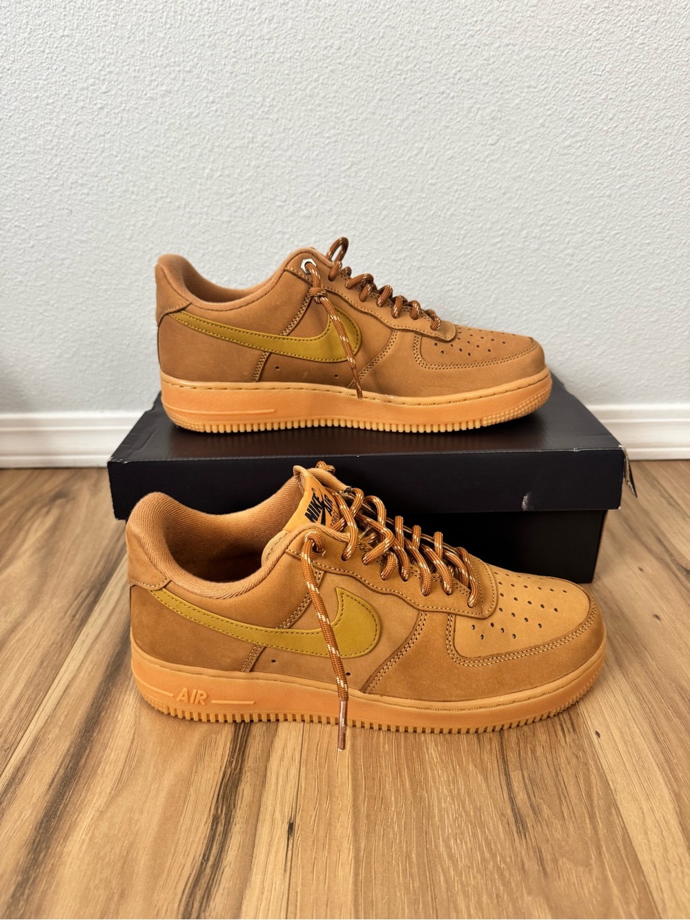 Nike Air Force 1 ‘07 WB Low “Flax/Wheat” Men’s Size US 8 New W Box (CJ9179-200)